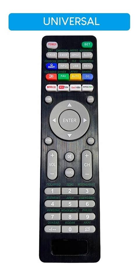 Control Remoto Para Cualquier Tv Atvio Remote Television