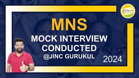 Mns Interview Session Of Selected Jincian S Jinc Gurukul Youtube