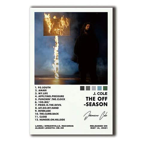 J Poster The Off-Season Album Cover Poster 12x18inch (30x46cm) poster ...