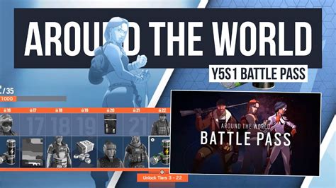 Around The World Battle Pass All Tiers Showcase Rainbow Six Siege