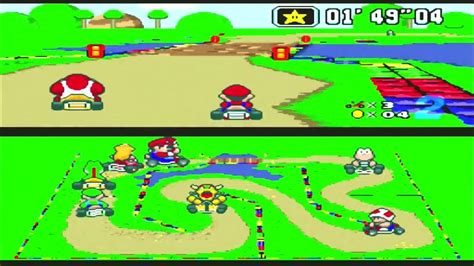 Super Mario Kart [snes] 1992 Mushroom Cup Race Youtube