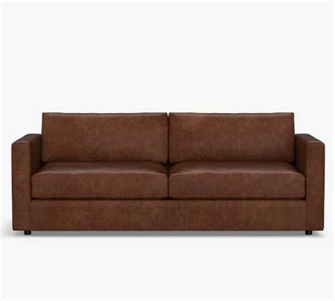 Jake Modular Leather U Shaped Sofa Chaise Sectional Pottery Barn