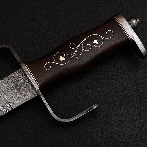 Damascus Pirate Sword Black Forge Knives Touch Of Modern