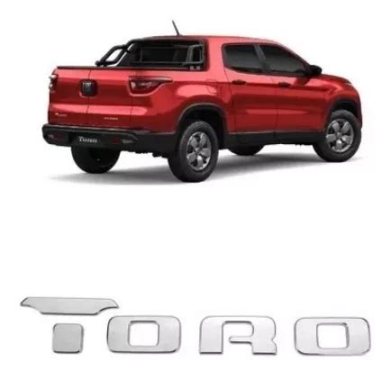 Emblema Letreiro Fiat Toro Tampa Traseira 2016 17 2018 2019 MercadoLivre