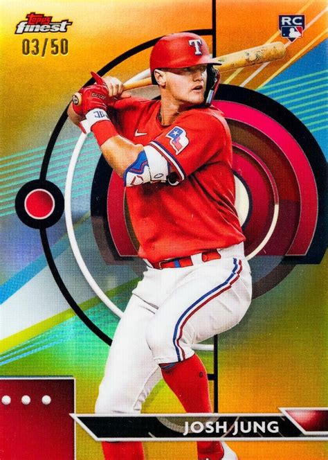 Topps Finest Gold Refractor Josh Jung Rc For Sale