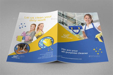 Cleaning Brochure Templates Free & Premium PSD | InDesign | Ai | Vector ...