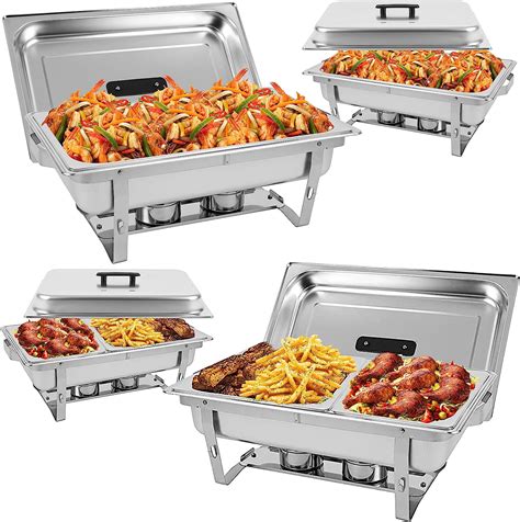 Amazon Horestkit Qt Chafing Dish Buffet Set Foldable Stainless