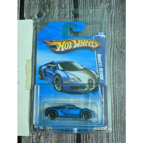 Hot Wheels Bugatti Veyron Blue Satin Shopee Malaysia