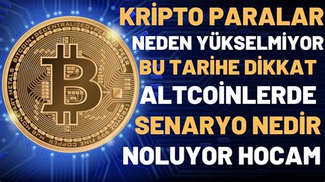 ALTCOİNLER NEDEN YÜKSELMİYOR ALTCOİN ANALİZ 2022 BİTCOİN ANALİZ 2022