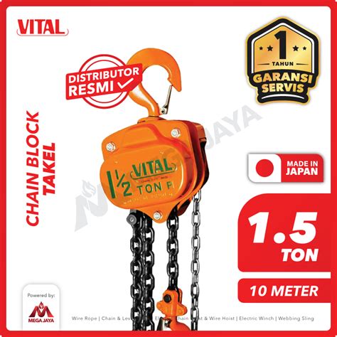 Dapatkan Produk Chain Block Vital JPN 1 5 Ton X 10 Meter Harga Terjangkau