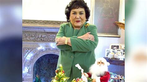 Así pasó Carmelita Salinas su última Navidad y mostró su impresionante