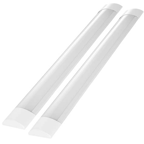 Kit Luminaria Led Sobrepor Slim Linear Branco Frio W Cm