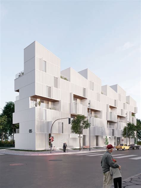 SOCIAL HOUSING AM5 On Behance Social Housing Architecture Social