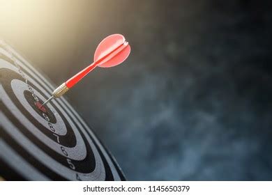 Darts Hit Target its Like Successful Stock Photo 1145650379 | Shutterstock