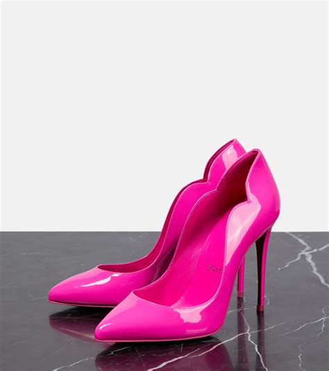 Hot Chick Patent Leather Pumps In Pink Christian Louboutin Mytheresa