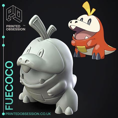 Fuecoco - Pokemon - Fan Art - 3D model by printedobsession on Thangs