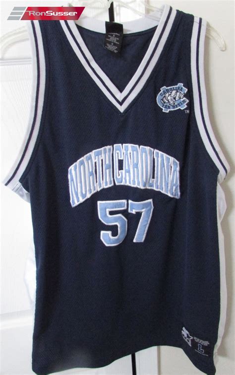 Ncaa Unc University Of North Carolina Tar Heels 57 Basketball Jersey Youth Large Euc