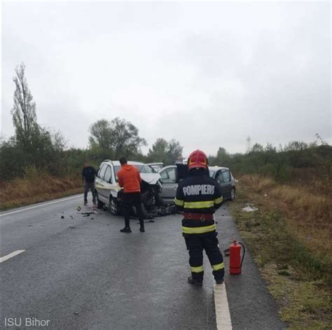 Bihor Şapte persoane transportate la spital după un accident cu trei