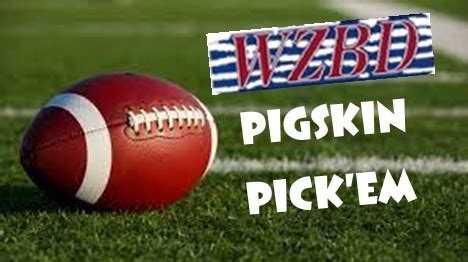 Wzbd Pigskin Pick Em Week Results And A Supersized Week