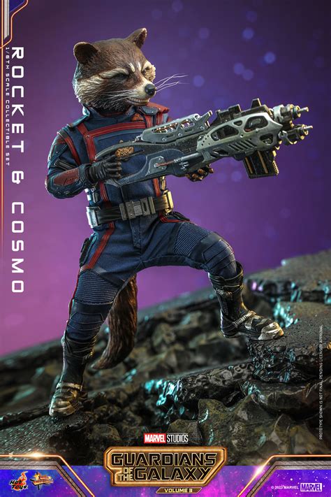 Guardians Of The Galaxy Vol Rocket And Cosmo Figures By Hot Toys The Toyark News