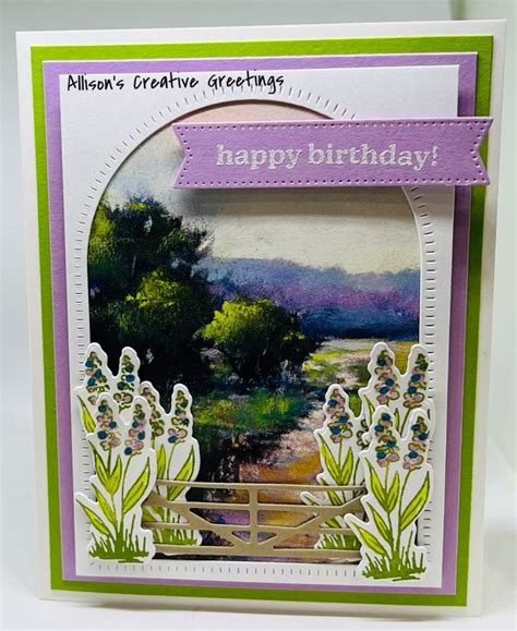 Stampin Up Meandering Meadow Dsp Flower Cards Greeting Cards