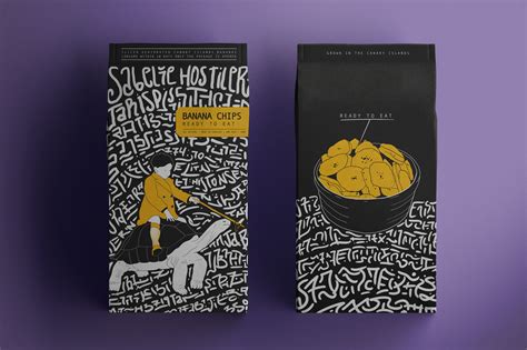 Banana Chips Packaging Design on Behance