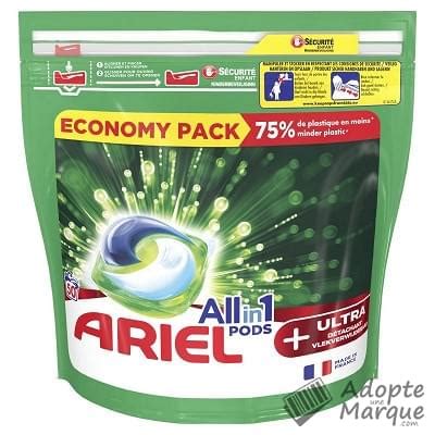 Ariel All In Pods Lessive En Capsules Ultra D Tachant Le Sachet De