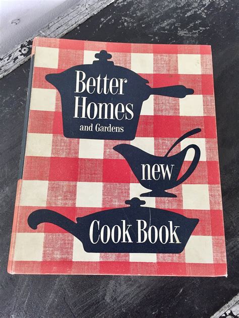 1953 Better Homes And Gardens New Cook Book Rare First Edition Etsy Canada Better Homes And