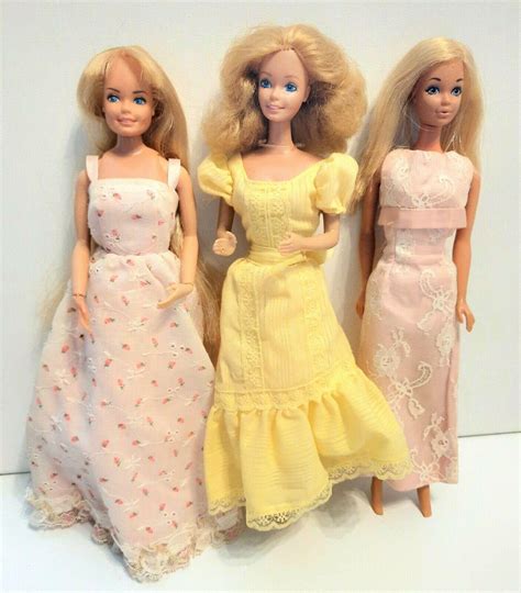 Vintage Mattel S S Blonde Barbie Dolls Japan Malibu Clothes Lot