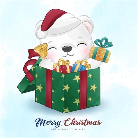 Polar Bear Merry Christmas