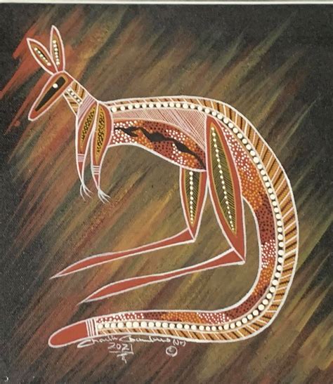 Aboriginal Art Kangaroo