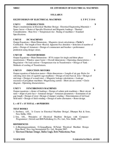 (PDF) DESIGN OF ELECTRICAL MACHINES