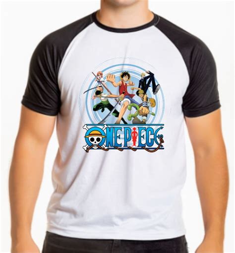 Camiseta Anime Mangá One Piece Luffy Zoro Sanji Nami Elo7