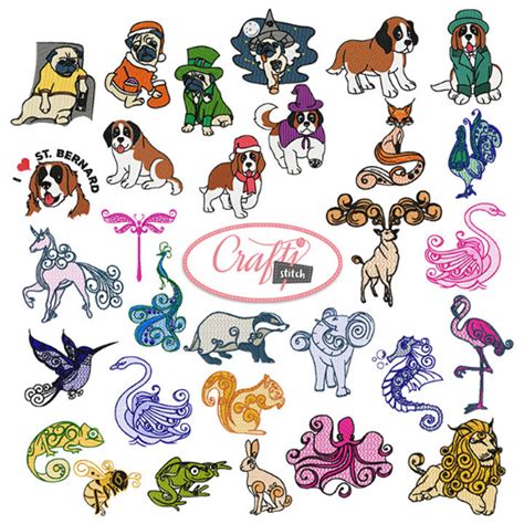 Machine Embroidery Designs - 4x4 Hoop Animal Special - 105 Animal