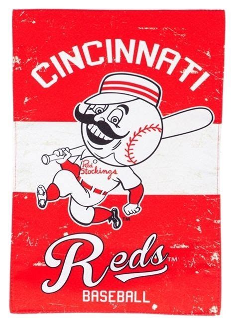 Cincinnati Reds Custom Mlb Flag Banner 3x5 Ft 90x150cm Free Logo