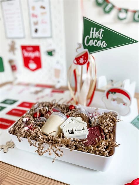 Red White Hot Cocoa Dramatic Play Printables