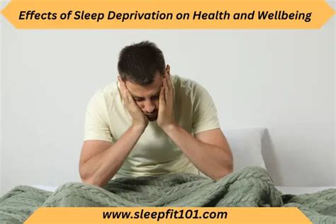 Effects Of Sleep Deprivation On Health And Wellbeing Sleep Fit