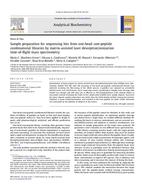 Pdf Single Bead Quantification Of Peptide Loading Distribution For One Bead One Compound