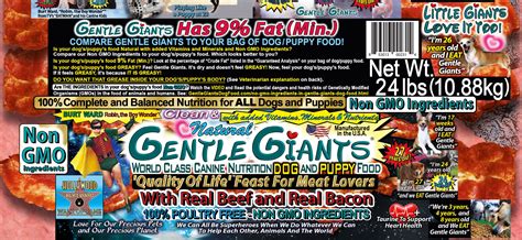 24 Lb Gentle Giants Quality Of Life Feast For Meat Lovers With Re