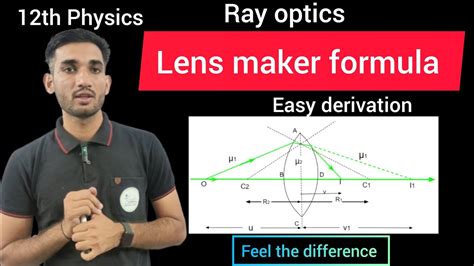 Lens Maker Formula Lens Maker Formula Derivation Physics Class 12