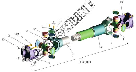 Установка карданного вала (5440-2200000) | konnor-auto.ru