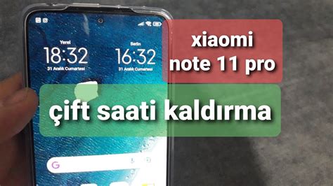 Xiaomi Note Pro Kilit Ekran Saat Kald Rma Ift Saat Kald Rma Youtube