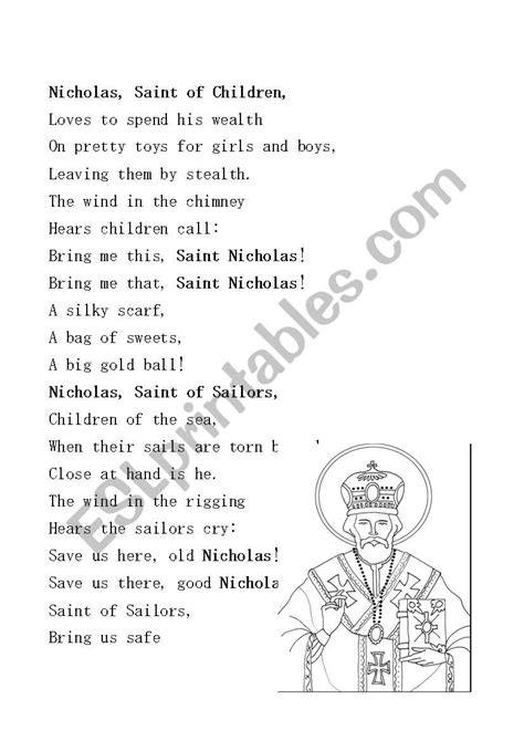 St Nicholas Day Poems