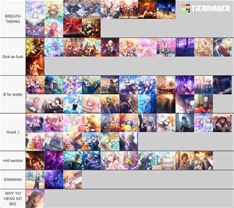 Project Sekai All Limited Cards Tier List Community Rankings Tiermaker