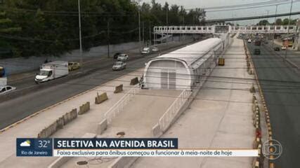 V Deo Faixa Seletiva Come A A Funcionar Na Avenida Brasil Rj G