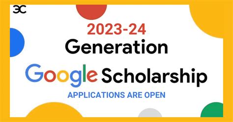 The Generation Google Scholarship Apply Now