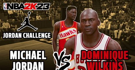 NBA 2K23 Jordan Challenge Legendary Scoring Duel Between Michael