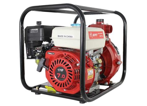 7hp 2ʼʼ Twin Impeller Fire Fighting Pump Firefighting Petrol Water