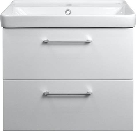 Тумба подвесная с раковиной Azario Ника 60 см CS00080143, белый ...