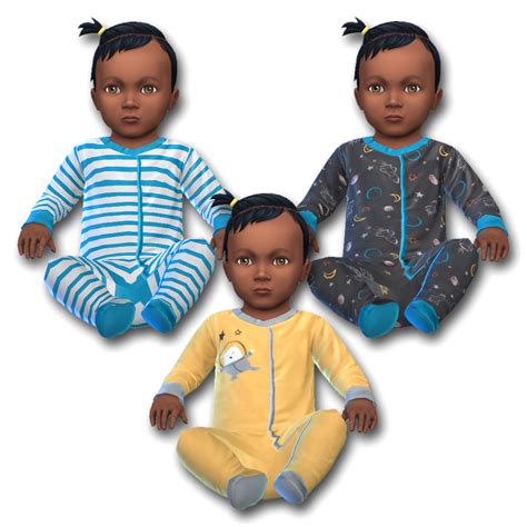 Infant Big Journeys Ahead Pajamas The Sims 4 Create A Sim Curseforge